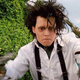 Johnny Depp doing some gardening in Edward Scissorhands.